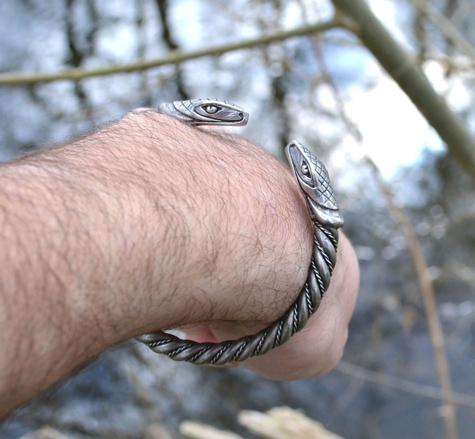 Traditional Viking Arm Ring - Serpent