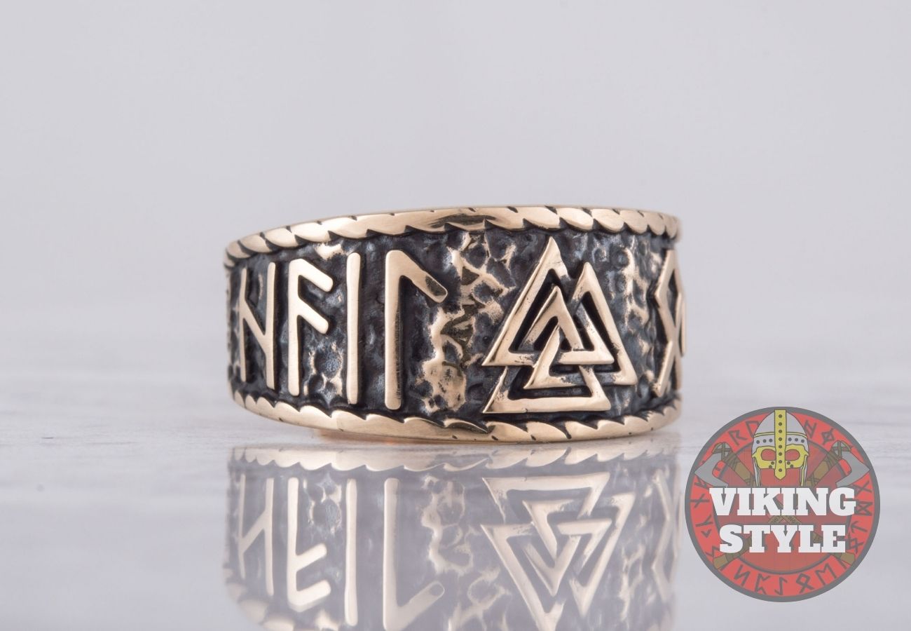 Valknut Ring - Odin Collection, Bronze