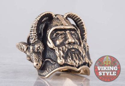 Viking Ring - Ram, Bronze
