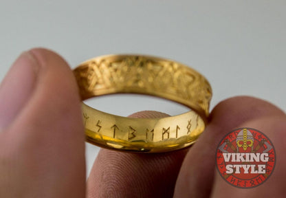 Norse Ring - Valknut, Gold