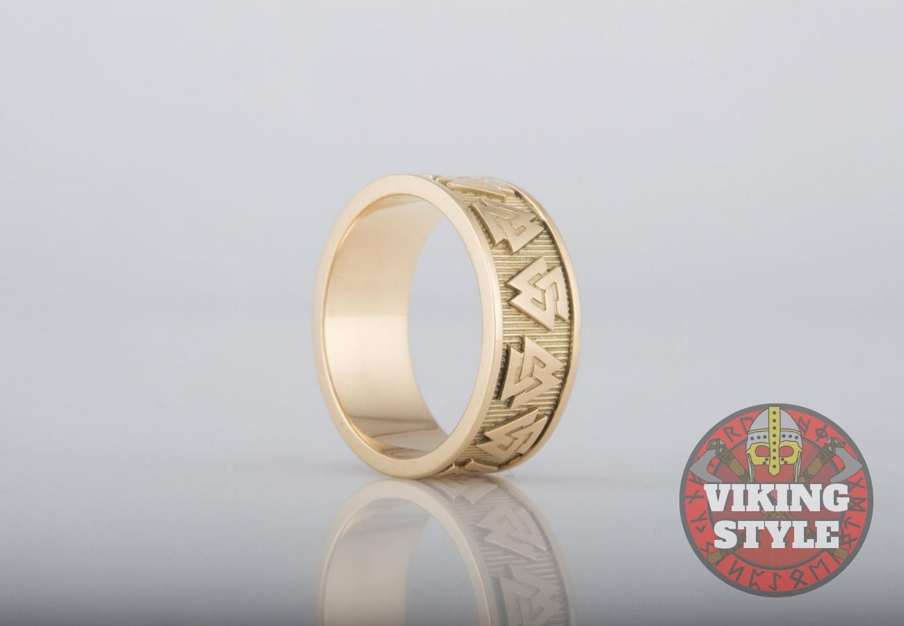 Valknut Ring - Gold