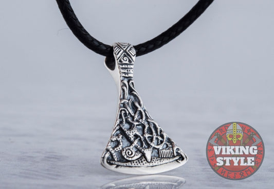 Viking Axe Head Pendant - Mammen, 925 Silver