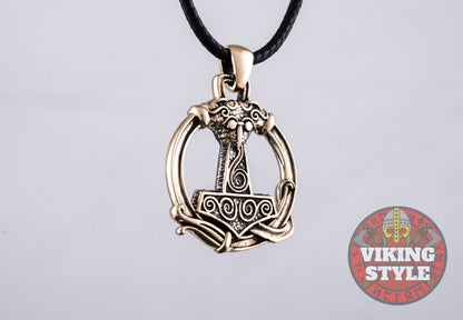 Mjölnir Pendant - Erikstorp, Bronze