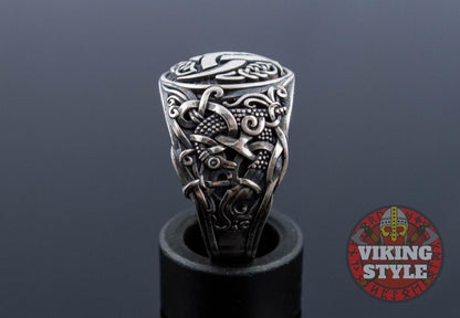 Tri-Horn Ring - Mammen, 925 Silver