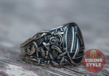 Valknut Ring - Mammen, 925 Silver