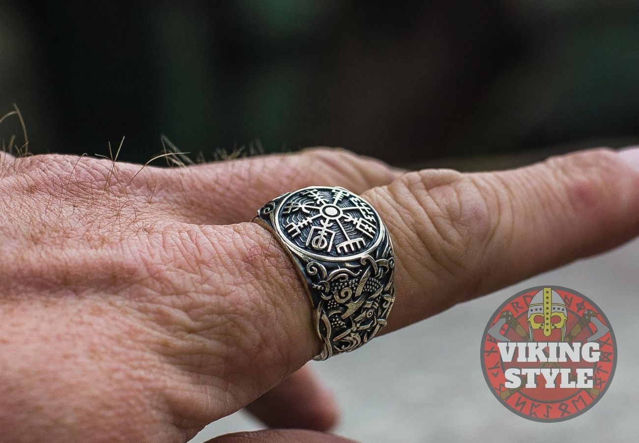 Vegvísir Ring - Mammen, 925 Silver