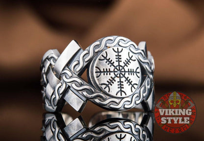 Ægishjálmur Ring - Aarhus, 925 Silver