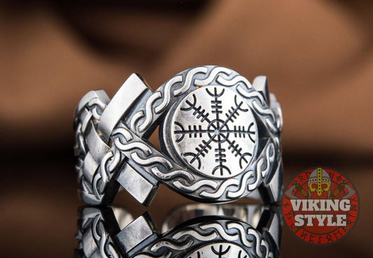 Ægishjálmur Ring - Aarhus, 925 Silver