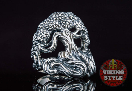 Yggdrasil Ring - Tree of Life, 925 Silver