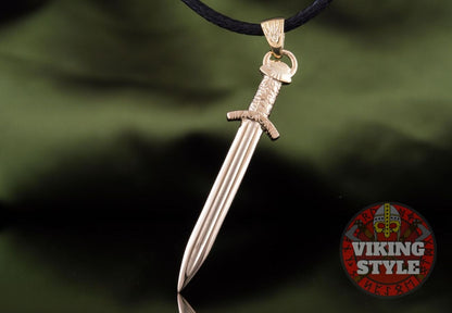 Viking Sword Pendant II - Gold
