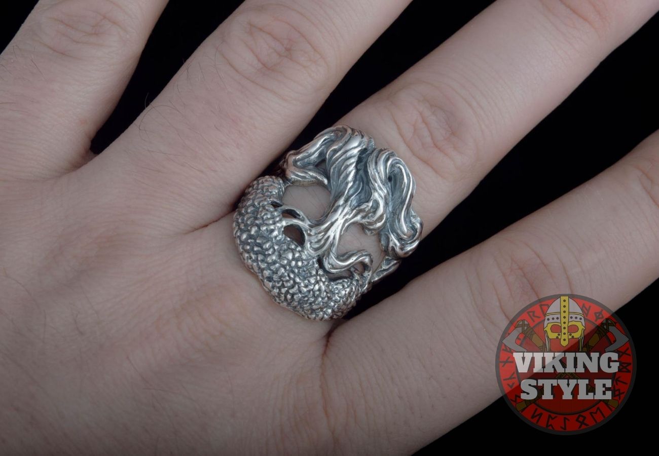 Yggdrasil Ring - Tree of Life, 925 Silver