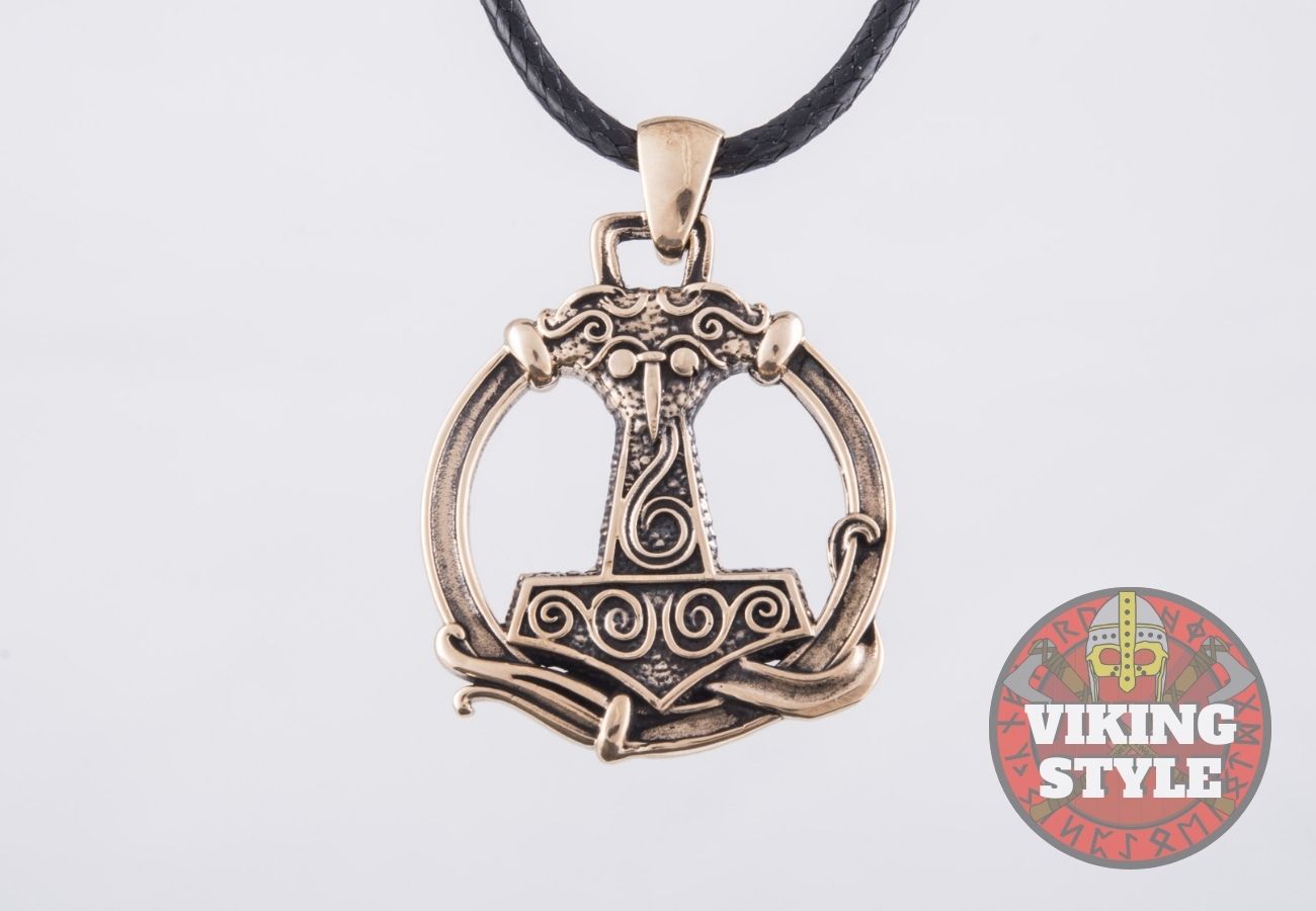 Mjölnir Pendant - Erikstorp, Bronze