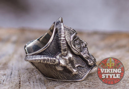Viking Ring - Ram, 925 Silver