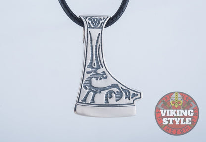 Perun Axe Head Pendant IV - 925 Silver