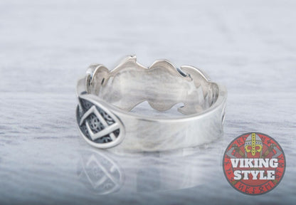 Ansuz Ring - Runic, 925 Silver