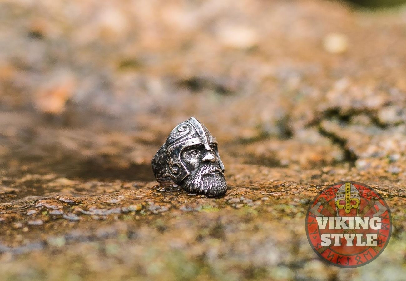 Viking Helmet Ring - Dwarf, 925 Silver