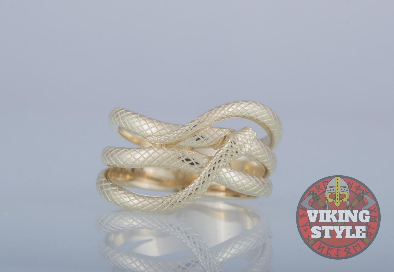 Jörmungandr Ring - Gold