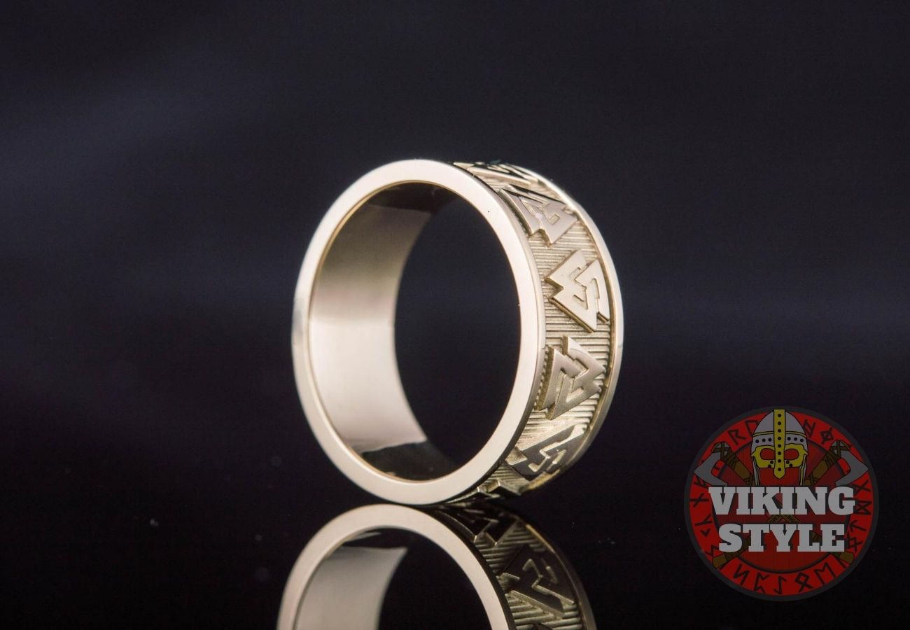 Valknut Ring - Gold