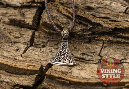 Viking Axe Head Pendant - Urnes, Bronze