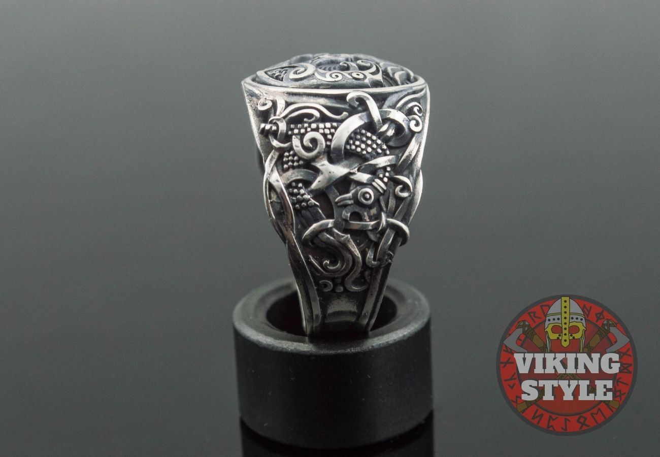 Huginn & Muninn Ring - Mammen, 925 Silver