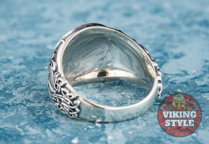 Valknut Ring - Ravens, 925 Silver
