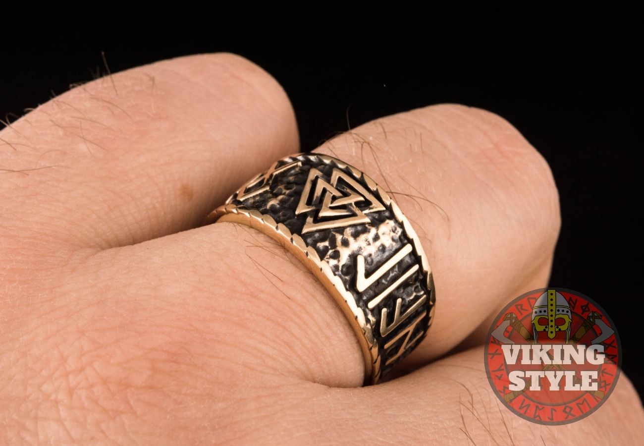 Valknut Ring - Odin Collection, Bronze