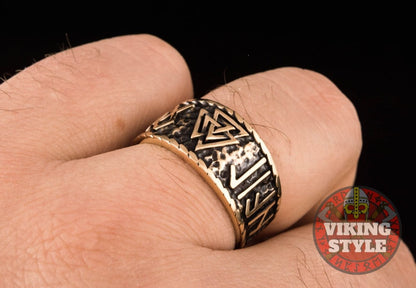 Valknut Ring - Odin Collection, Bronze