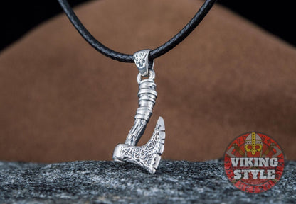 Viking Axe Pendant - Small, 925 Silver