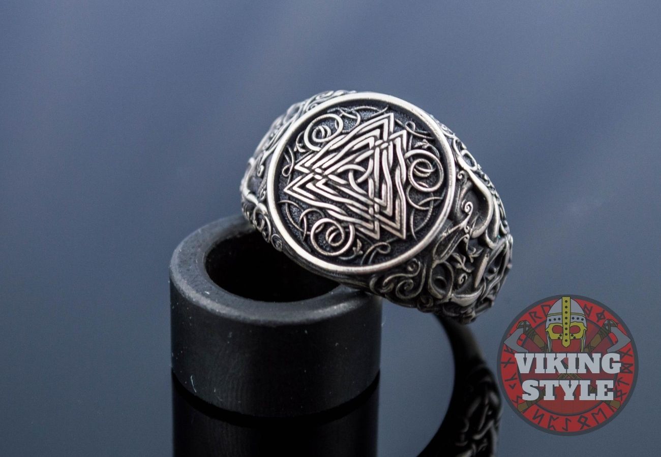 Valknut Ring - Urnes, 925 Silver
