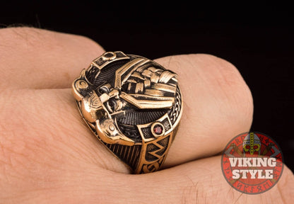 Odin Ring - Allfather, Bronze