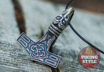 Mjölnir Pendant - Eagle, 925 Silver