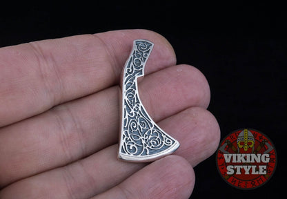 Perun Axe Head Pendant III - 925 Silver