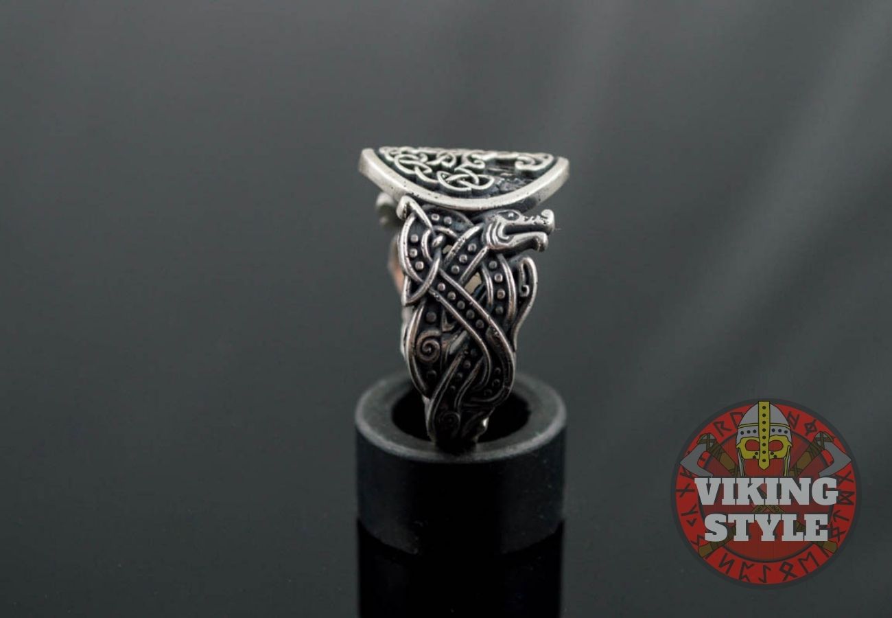 Yggdrasil Ring - Wolf, 925 Silver