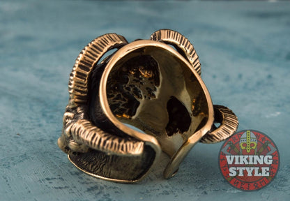 Viking Ring - Ram, Bronze