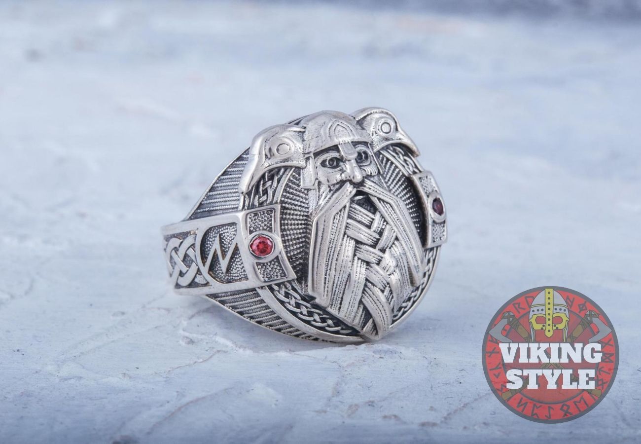 Odin Ring - Allfather, 925 Silver