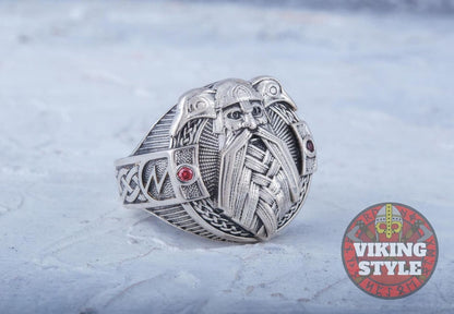 Odin Ring - Allfather, 925 Silver