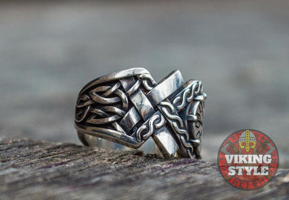 Vegvísir Ring - Aarhus, 925 Silver