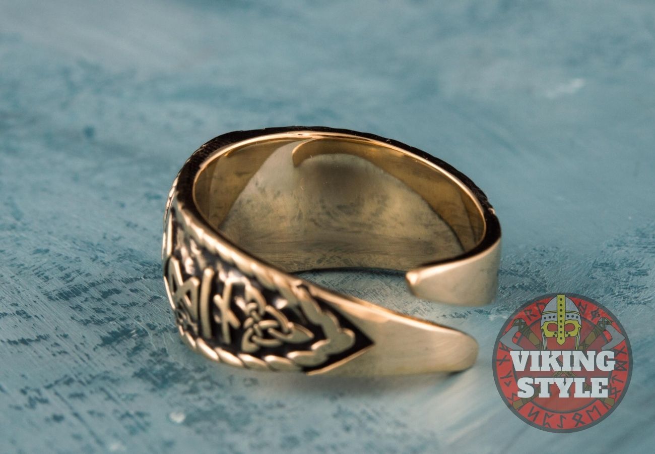 Ægishjálmur Ring - Odin Collection, Bronze