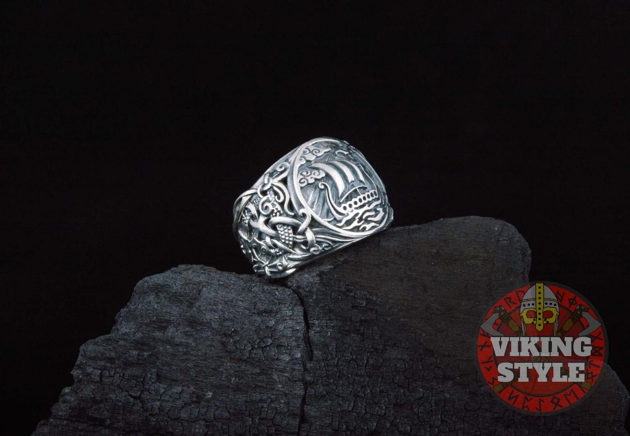 Drakkar Ring - Mammen, 925 Silver