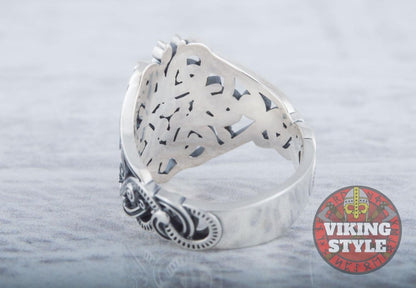 Jörmungandr Ring - World Serpent, 925 Silver