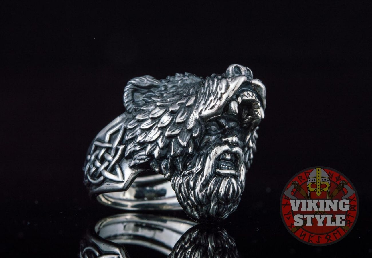 Viking Ring - Berserker, 925 Silver