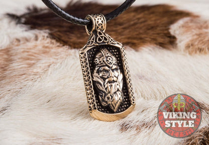 Odin Pendant - Bronze