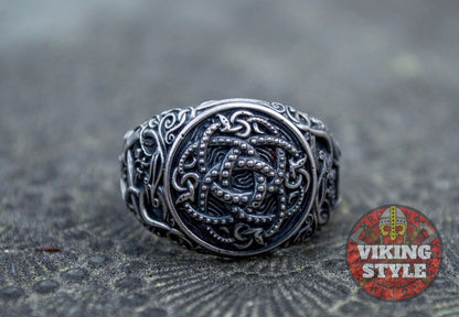 Jörmungandr Ring - Urnes, 925 Silver