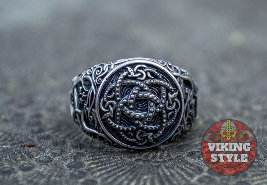 Jörmungandr Ring - Urnes, 925 Silver