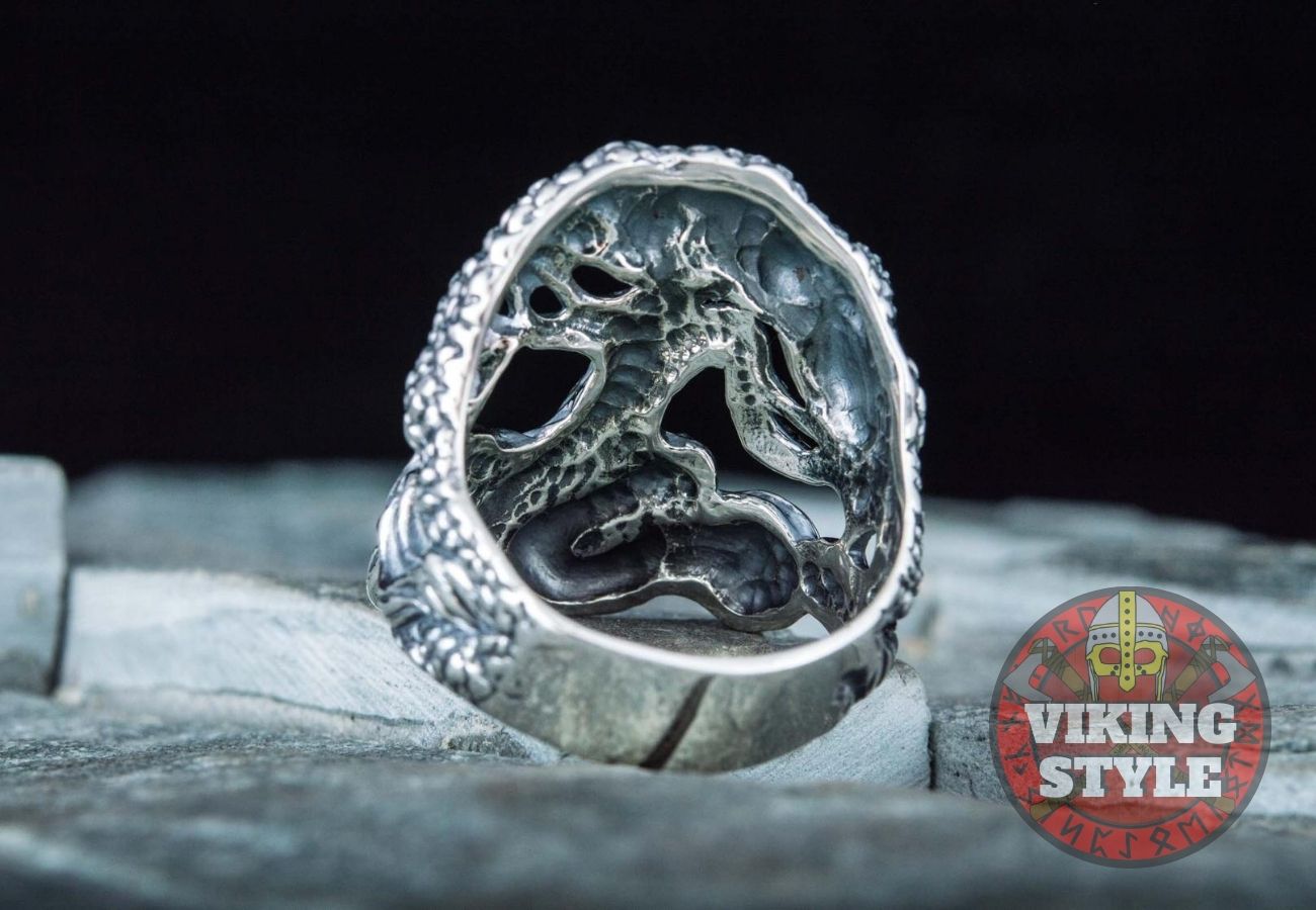 Yggdrasil Ring - Tree of Life, 925 Silver