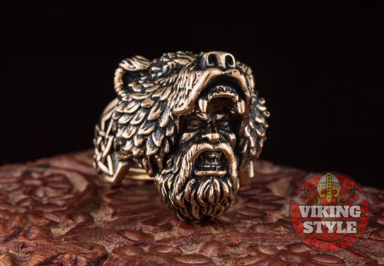 Viking Ring - Berserker, Bronze