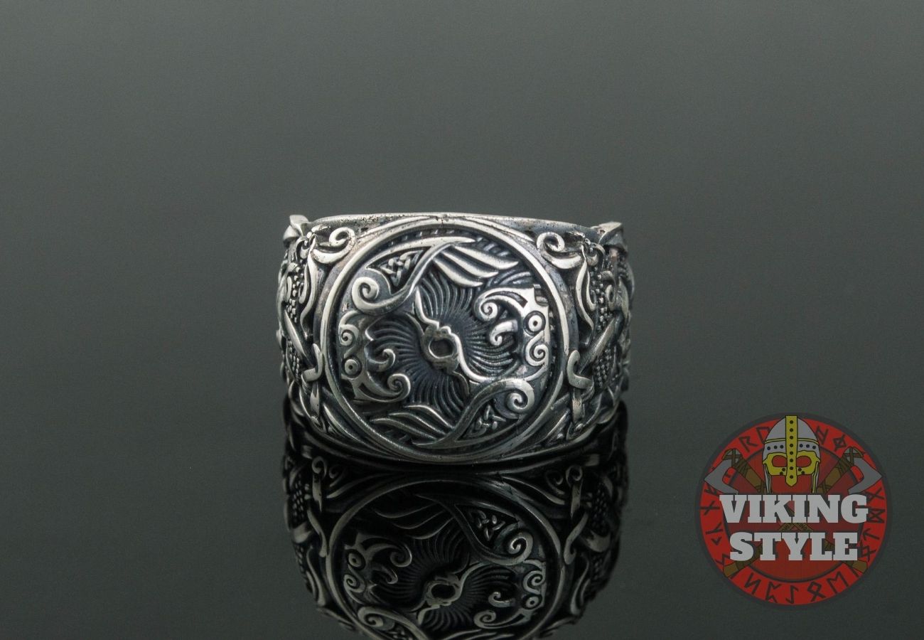Huginn & Muninn Ring - Mammen, 925 Silver