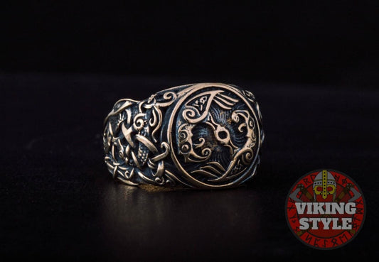 Huginn & Muninn Ring - Mammen, Bronze
