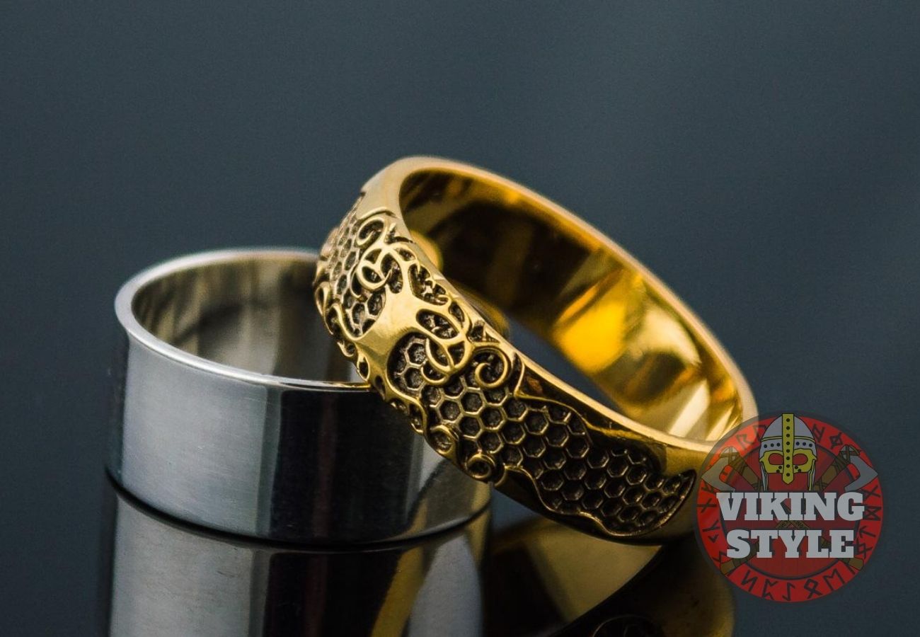 Yggdrasil Ring - Tree of Life, Gold