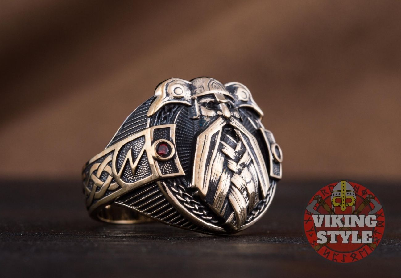 Odin Ring - Allfather, Bronze